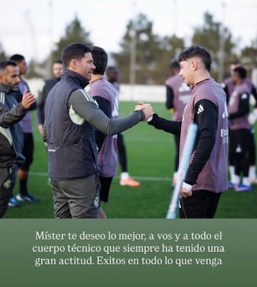 Cuatro jugadores de la plantilla, sin reacción hacia Xabi