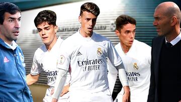 Gutiérrez, Blanco y Arribas, de las manos de Raúl a las de Zidane.