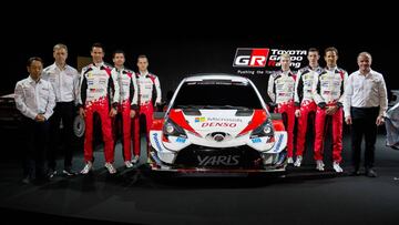 Toyota presenta su equipo para el WRC 2020.