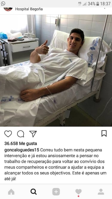 Murillo ha sido intervenido de una hernia en Munich