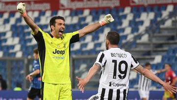 Buffon y Bonucci.