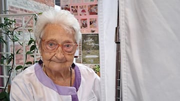 Paulette en el vídeo viral de la residencia