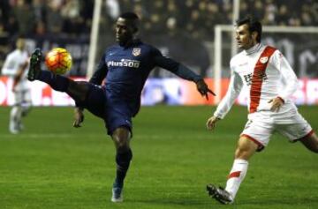 Jackson Martínez volvió a jugar  con el Atlético de Madrid en la victoria 2-0 sobre el Rayo 