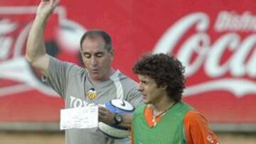 <B>SIN MIEDO. </B>Aimar y López confían en un triunfo que beneficie al Valencia.