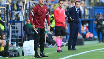 Lopetegui, con Emery al fondo, al que superará esta temporada.