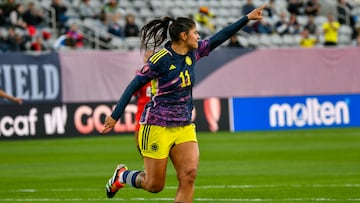 Catalina Usme, goleadora de la Selección Colombia.