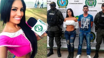 Paulin Karine Diaz, presentadora deportiva colombiana, detenida por secuestro y asesinato