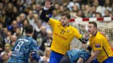Kamil Syprzak y Filip Jicha mañana tendrán trabajo en la defensa del Barcelona.