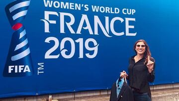 Hope Solo ejerce de comentarista en el Mundial de Francia. 