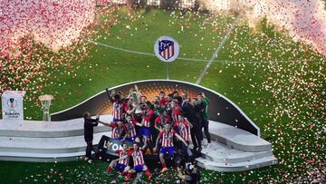 El Atlético de Madrid campeón de la Europa League por tercera vez.