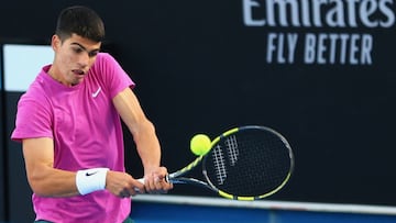 Primer triunfo de Carlos Alcaraz en la previa de un Grand Slam