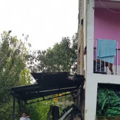 Desalojan a 13 personas por deslave en alcaldía Álvaro Obregón