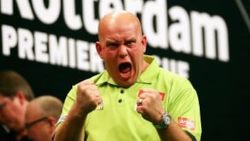 El neerlandés Michael van Gerwen.