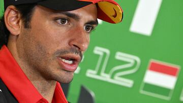 Carlos Sainz (Ferrari). Hungaroring, Hungría. F1 2023.