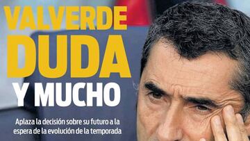 Sport: Valverde duda de su continuidad