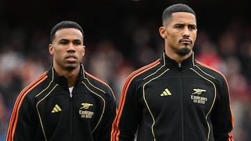 Gabriel Magalhães y William Saliba.