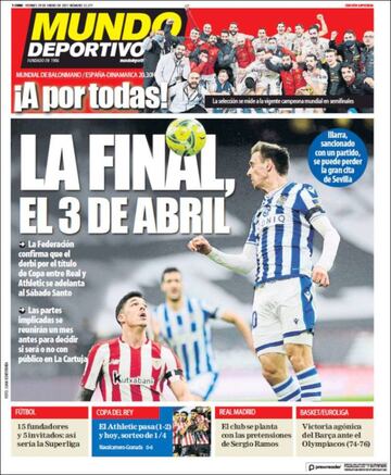 "Entrenar al Madrid es un sue?o"... las portadas deportivas de hoy