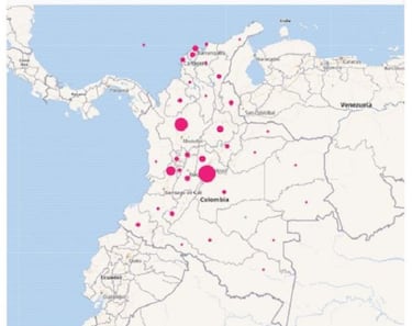 Mapa de casos y muertes por coronavirus por departamentos en Colombia: hoy, 30 de agosto