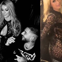 El encuentro de Maluma y Paris Hilton enciende las redes