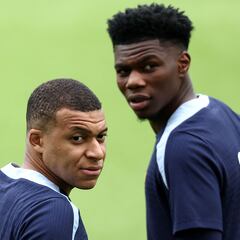 Tchouameni: “Se exagera cada vez que se habla de Mbappé...”