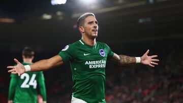 El Brighton consiguió empatar en el descuento ante el Southampton.