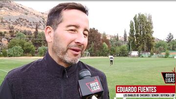Eduardo fuentes: de los medios de comunicación a la cancha
