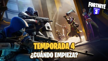 ¿Cuándo empieza la Temporada 4 de Fortnite? ¿Cuándo termina la Temporada 3?