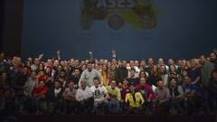 Asistentes y protagonistas del Encuentro con los Ases en Jerez.