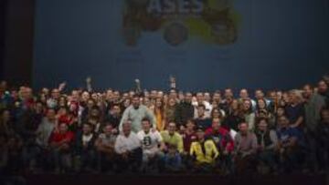 Asistentes y protagonistas del Encuentro con los Ases en Jerez.