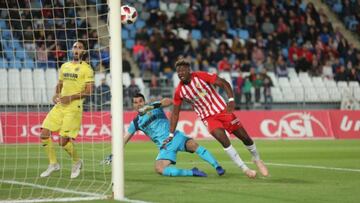 Sekou, delantero del Almería, es el máximo goleador de la Copa.