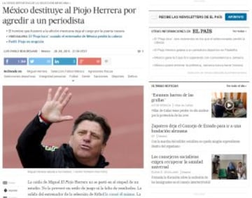 El diario generalista español "El País" dedicó un espacio a la noticia en su sección deportiva.