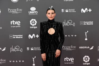 Paulina Goto posa a su llegada a la 10ª edición de los Premios Platino del cine Iberoamericano.