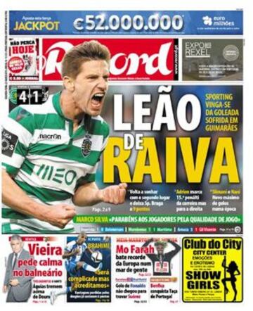 Portadas de la prensa deportiva