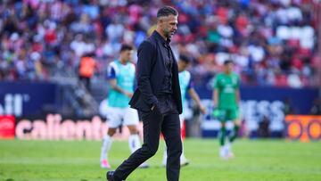 Martin Demichelis head coach of Monterrey during the 11th round match between Atletico San Luis and Monterrey as part of the Liga BBVA MX, Torneo Apertura 2024 at Alfonso Lastras Stadium on October 05, 2024 in San Luis Potosi, Mexico.
