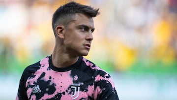 El mediapunta argentino de la Juventus, Paulo Dybala, durante un partido.