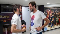 Brizuela, presentado en el Barça: “Vengo al club de mi padre”