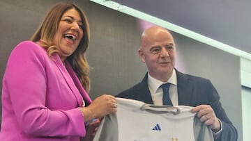 El presidente de la FIFA, Gianni Infantino, estuvo presente en Miami para anunciar una colaboración con Miami Dade College de cara al Mundial 2026.