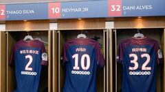 PSG celebrate Chinese New Year with player names in Mandarin