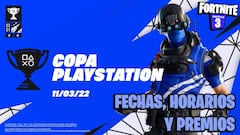 Copa PlayStation de Fortnite marzo 2022 en PS4 y PS5: fecha, horarios y cómo participar