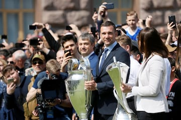 Andriy Shevchenko e Iya Andrushchak. 