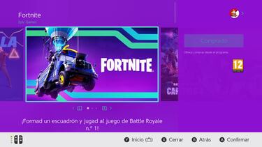 La eShop de Switch filtra la primera imagen oficial de la nueva temporada de Fortnite