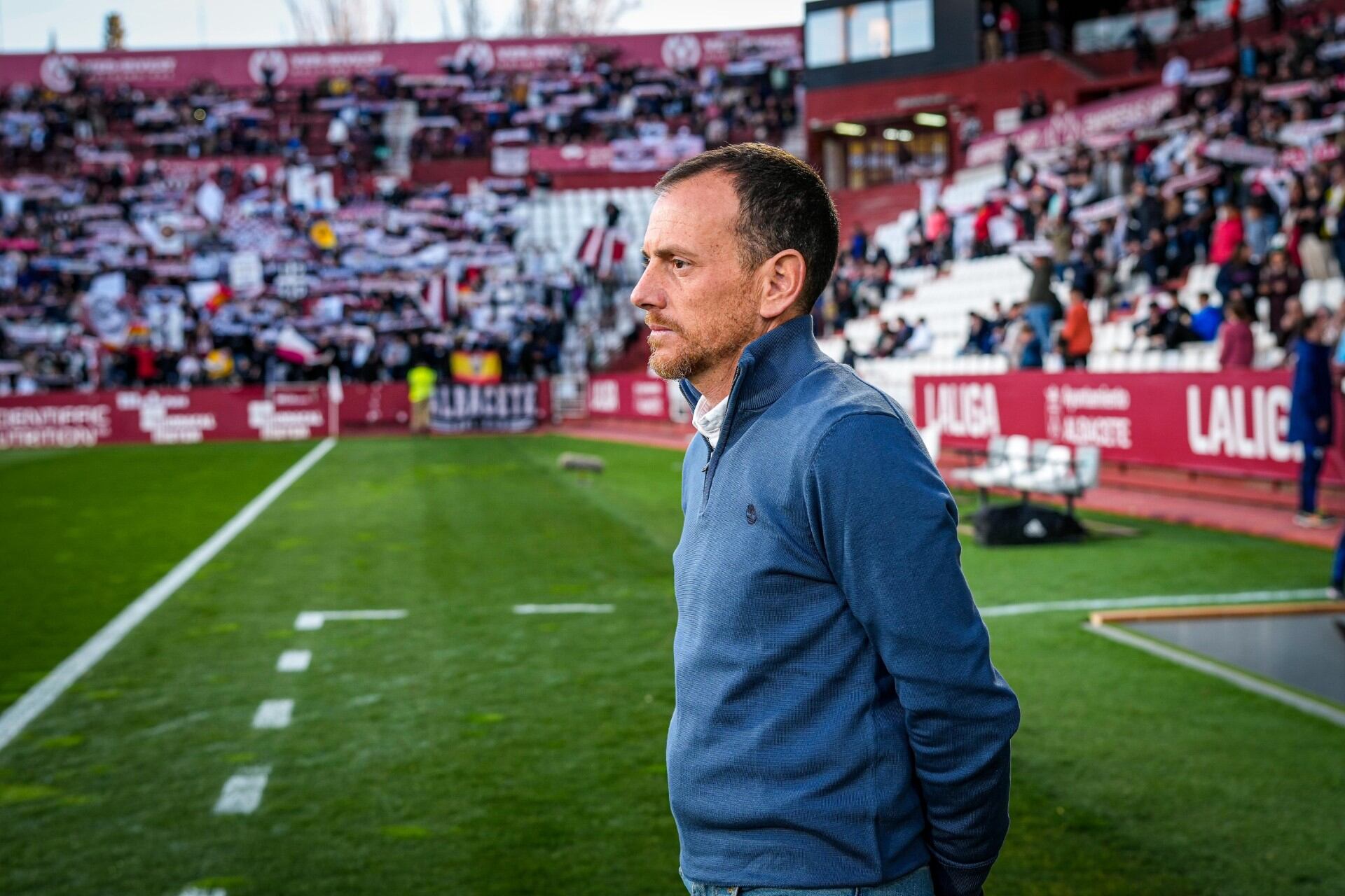 Alberto González, entrenador del Albacete.