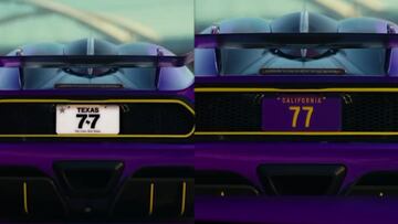 Luka Doncic cambia la placa de su auto por la de California previo al partido