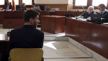 Messi, en el juicio.