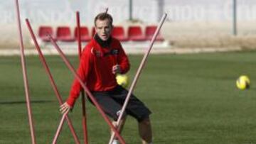 Entrenamiento de Rakitic, Sevilla FC.