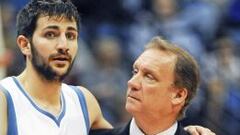 Flip Saunders, con Ricky Rubio.