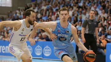 Lugo. Liga Endesa ACB de Baloncesto. Pazo Provincial dos Deportes. Jornada 26. CB R¨ªo Breog¨¢n - Real Madrid. Fotos:Carlos Castro/ACB Photo
