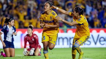 Tigres venció a Rayadas en la semifinal de ida de la Liga MX Femenil