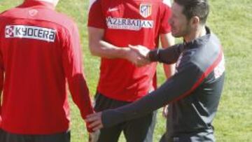 Tiago se ejercitó con normalidad.