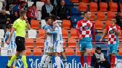 Rubén Castro, celebrando el 0-1 al Lugo en el Anxo Carro.